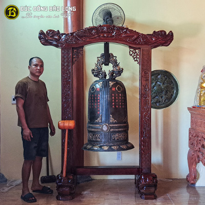 Chuông Đồng 200kg Cho Nhà Thờ Họ Bùi Tỉnh Thái Bình