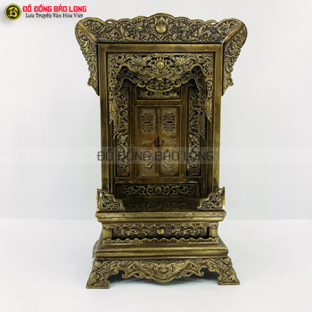 Khám Thờ Bằng Đồng Màu Giả Cổ 81cm
