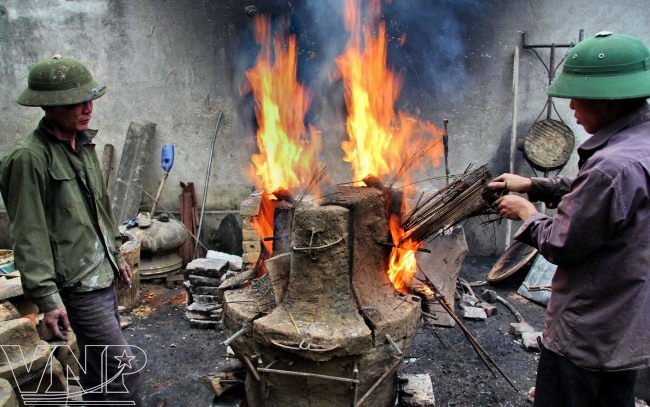 nấu nguyên liệu