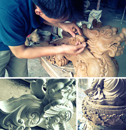 tạo mẫu bằng đất sep