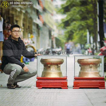 2 Quả Trống Đồng Ngọc Lũ 41,5cm cho khách Hải Phòng